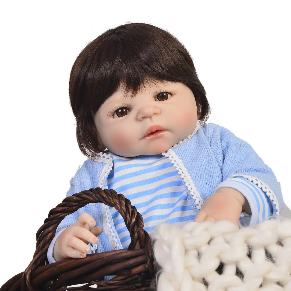 KEIUMI полностью силиконовый винил Reborn Menino 57 см детские игрушки реалистичные Reborn Baby куклы 2" Новорожденные модные детские подарки на день рождения и Рождество