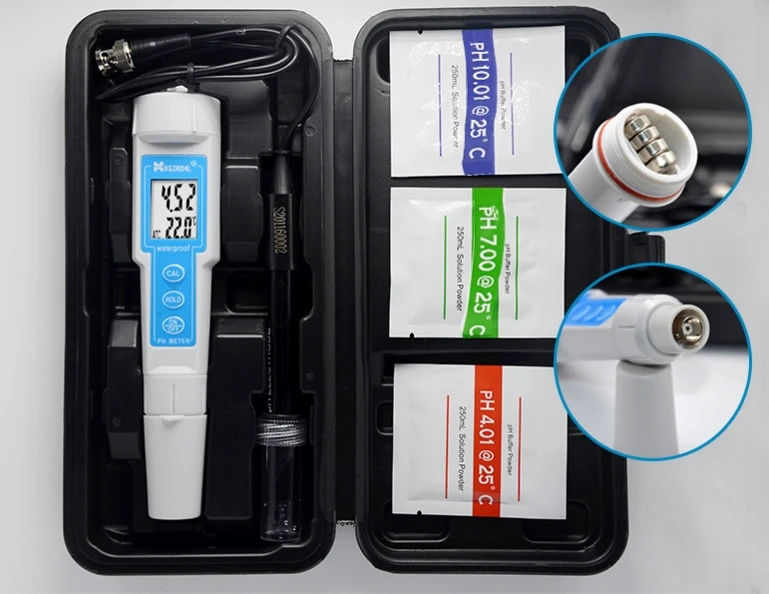 

DHL FAST SHIP LCD display Waterproof Water PH meter PH sensor digital PH meter Waterproof test Sensor pH meter