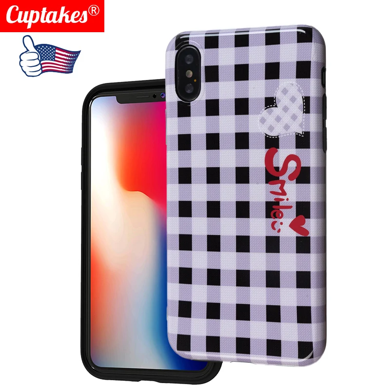 Case for iPhone XS Max XR X 8 Plus 7 TPU Soft Silicon Cover 6S 6 Coque Cute Korea Pattern Smile Love Bear | Мобильные телефоны и