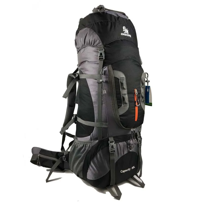 Mochila 80L para escalar al aire libre mochila táctica camping senderismo mochilas bolsa de nailon Marco de aleación de aluminio mochila de viaje - 1