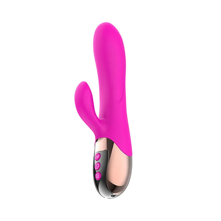 Фаллоимитатор с подогревом G Spot вибратор для женщин двойная вибрация Силиконовый