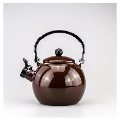 Утолщение эмалированный чайник со свистком электромагнитная печь эмаль чайник с ободком чай-урна - Цвет: 03