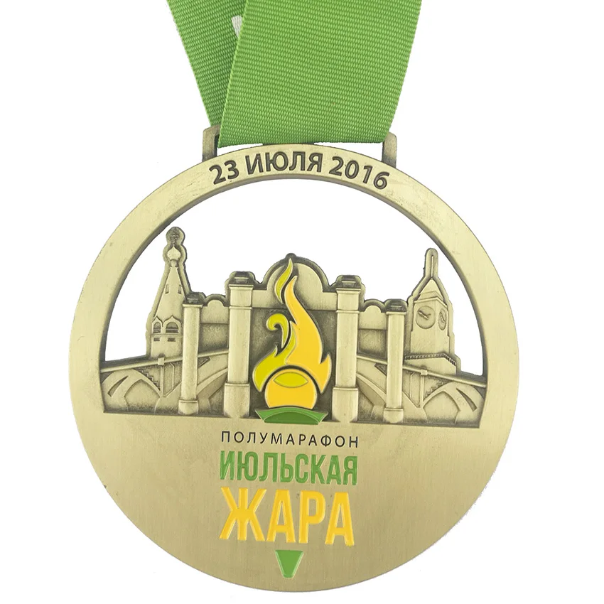 

Gold Medal Sports Medal, Customized Logo