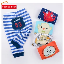 Штаны из полипропилена брюки для малышей Детская одежда 5 предметов в партии, одежда с вышивкой для маленьких мальчиков и девочек от 3 до 24 месяцев перевозка брюк осенняя одежда шаровары