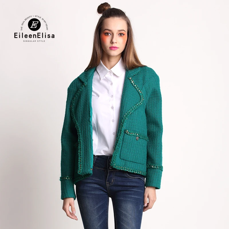 

Runway Coat Woman Autumn Jacket Women 2017 Brand Luxury Long Sleeve Ladies Tweed Jackets