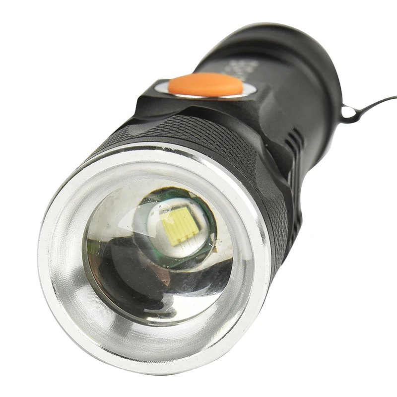 USB фонарик Перезаряжаемые XML-T6 8000LM светодиодный тактический фонарь Водонепроницаемый Фонари Увеличить Свет для велосипедов Открытый Встроенный Батарея