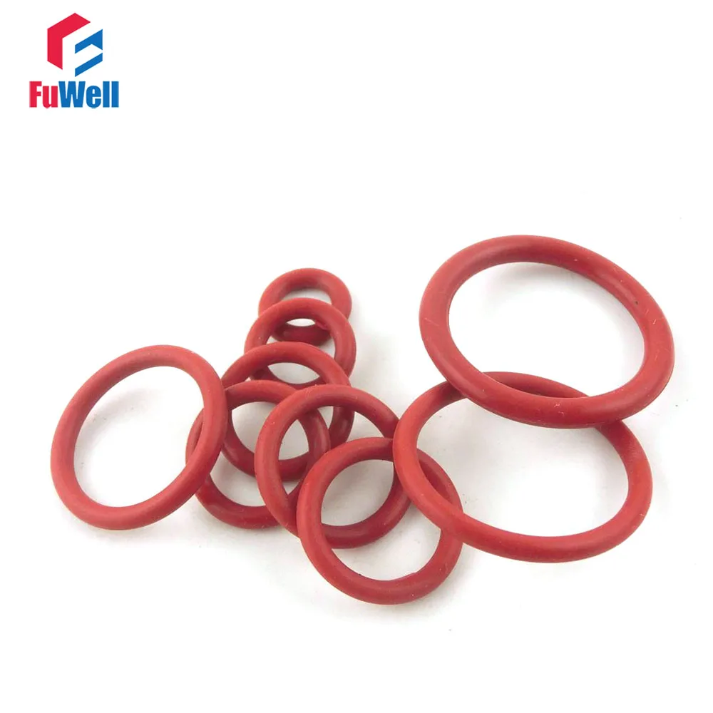 5pcs5mmThicknessSiliconOringSeals185190195200205210215