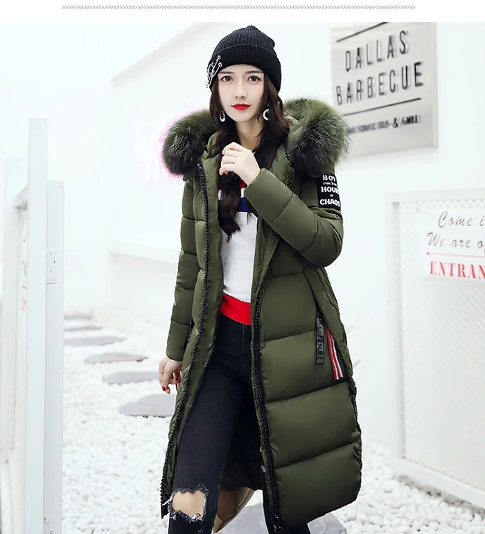 Winter Women Coat Jacket Warm High Quality Woman Jacket Winter Coat Hood Real  2017 New Winter Fashion+19 (1)