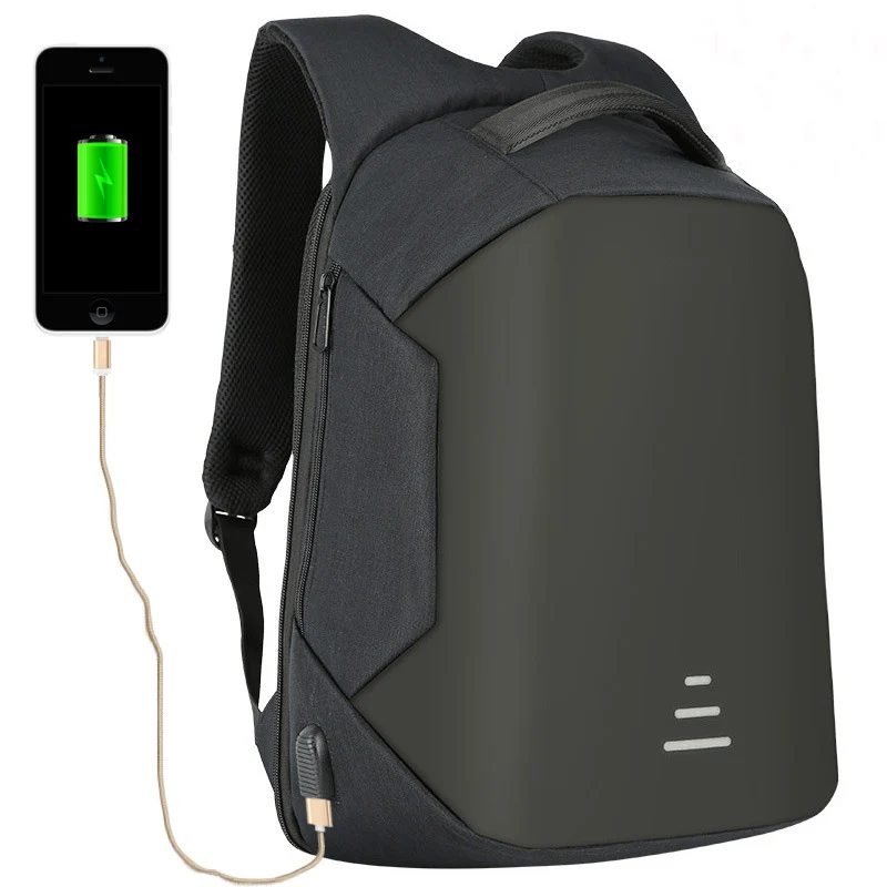 2018 Urban Backpacks Men USB Charge Laptop Backpack Minimalist Fashion