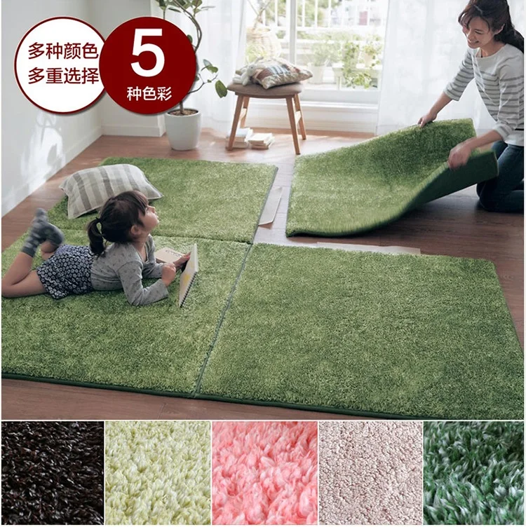 

5 Colors Anti-slip Soft Japan Style Tatami Rugs and Carpets for Living Room Floor Mats shaggy velvet Carpet Area Rugs Bedroom