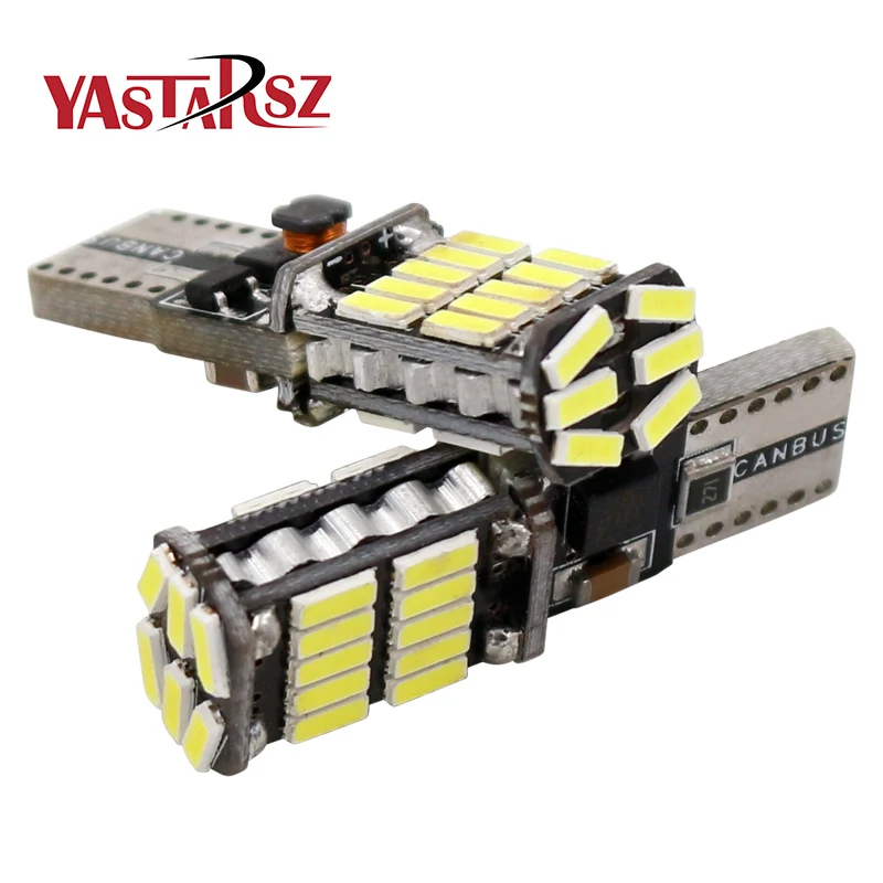 

2PCS W5W LED T10 Bulb 26SMD CANBUS DRL T10 LED 194 168 501 4014 Side Wedge Light Signal Lamp 6000K 12V car styling Vehicle
