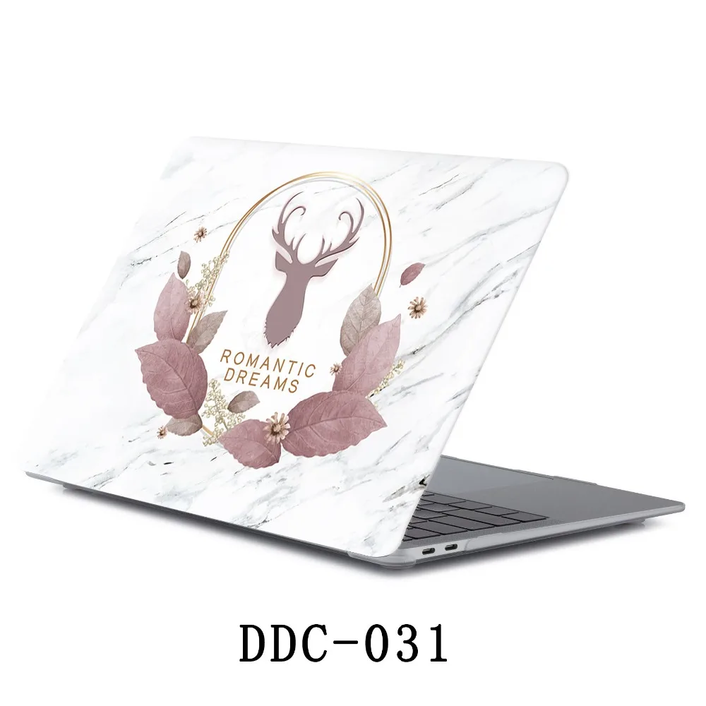 Printed Deer Coque For MacBook Air Pro Retina 11 12 13 15 mac Book Air 13 Pro 15.4 13.3 2018 Touch Bar Cartoon PVC Laptop Case  (3)