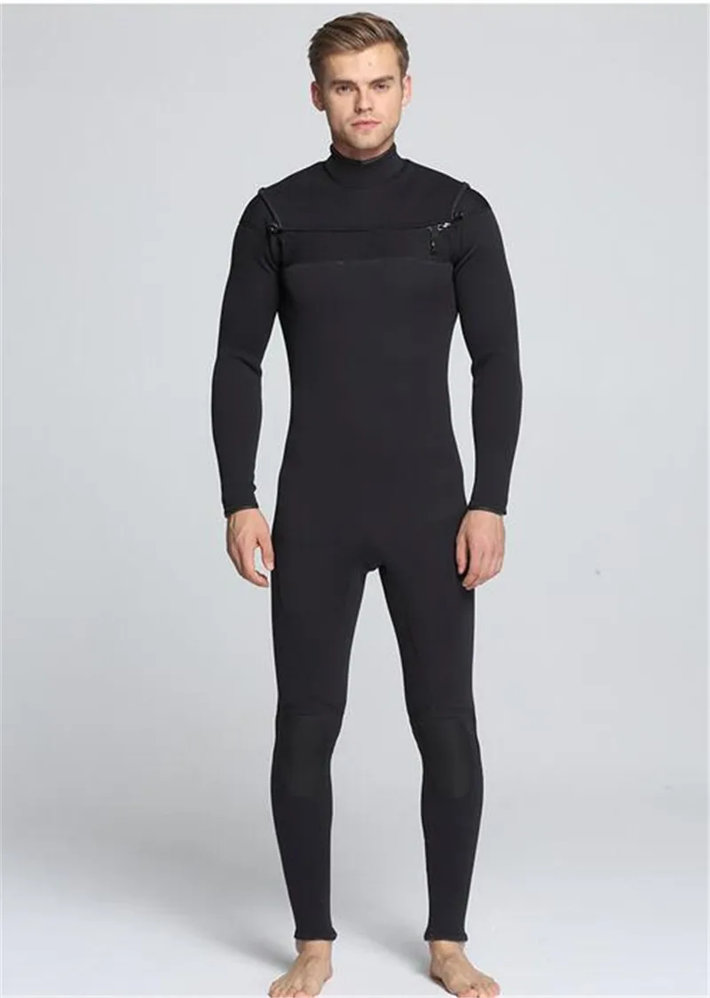 Водолазный костюм 3 мм Мужской гидрокостюм Купальник Для Сноркелинга подводное плавание серфинг всего тела костюм Защита YKK передняя грудь молния