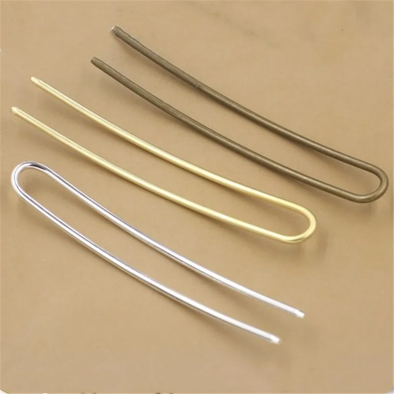 

5pcs 100x3mm Comb Hair Women Gold/Silver Colors Hair Comb Hairs Findings Barrettes Retro Headwear Accessories
