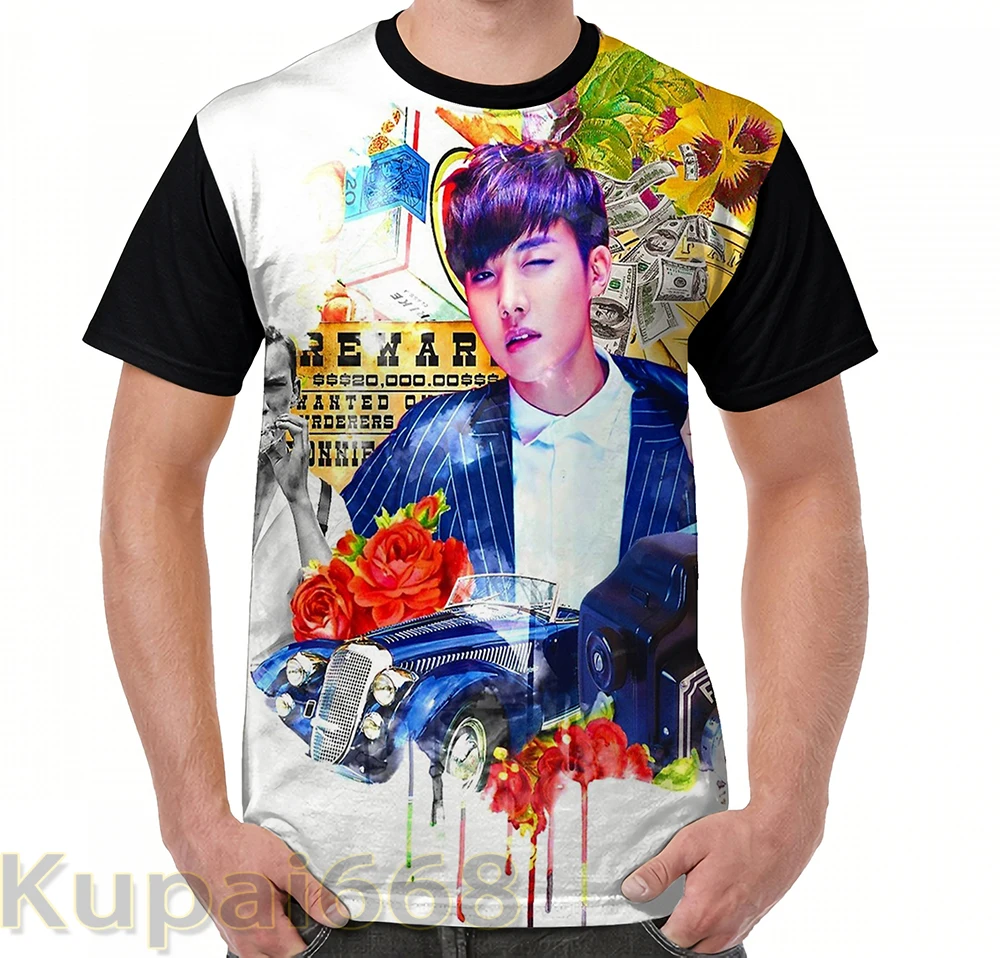 

funny Graphic print t shirt men Tops tees J-HOPE X SICK women T-Shirt Short Sleeve Casual tshirts