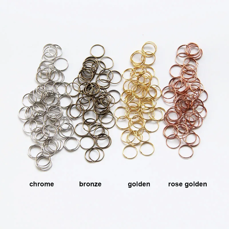 

500pcs/lot 11mm chrome Stainless Steel Rings Crystal Chandelier Ball Parts Bead Curtain Accessories Connecting Octagon Beads