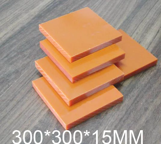 150x150x20mm Bakelite Phenolic Flat Plate Sheet Insulation Board Fixture Red