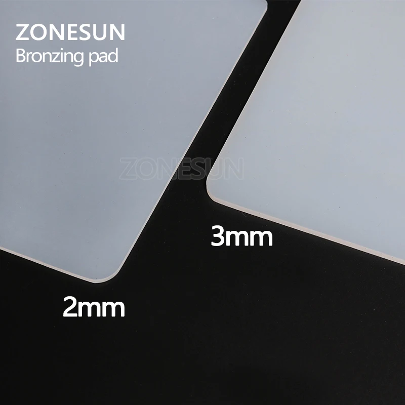 ZONESUN бронзового цвета пусковая площадка резиновое одеяло для машина горячего
