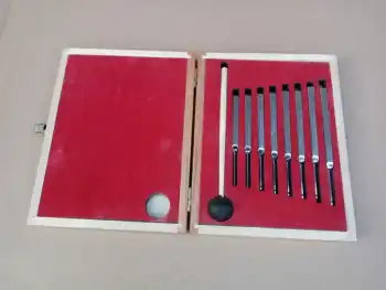 

8 pcs music tuning fork 256/288/320/341.3/348/426.6/480/512Hz export quality teaching tuning fork