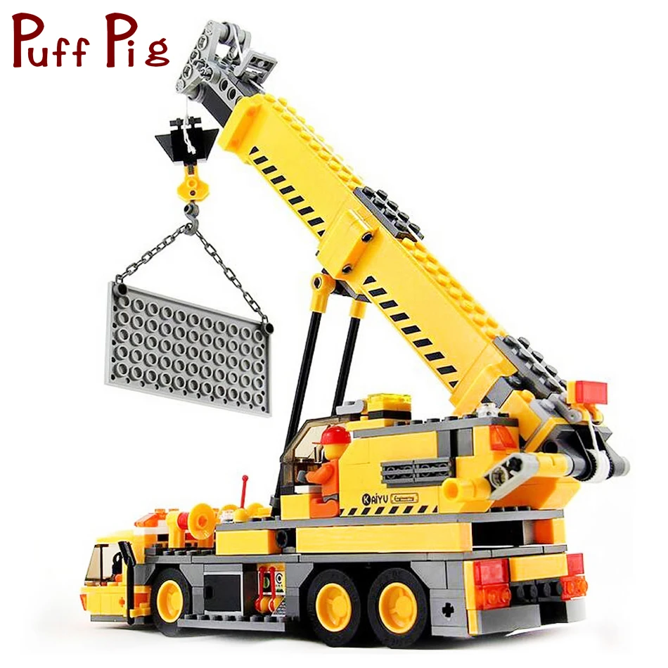 380pcs Engineering Vehicles Trucks Crane Building Blocks Model 380pcs Engineering Vehicles Trucks Crane Building Blocks Model Spielzeug Jouet City Construction Toys Gifts For Kids Boys