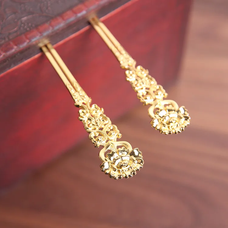 

Classical golden hairpin antique hair headgear Chinese style scorpion Hanfu hair accessories tweezers retro accessories