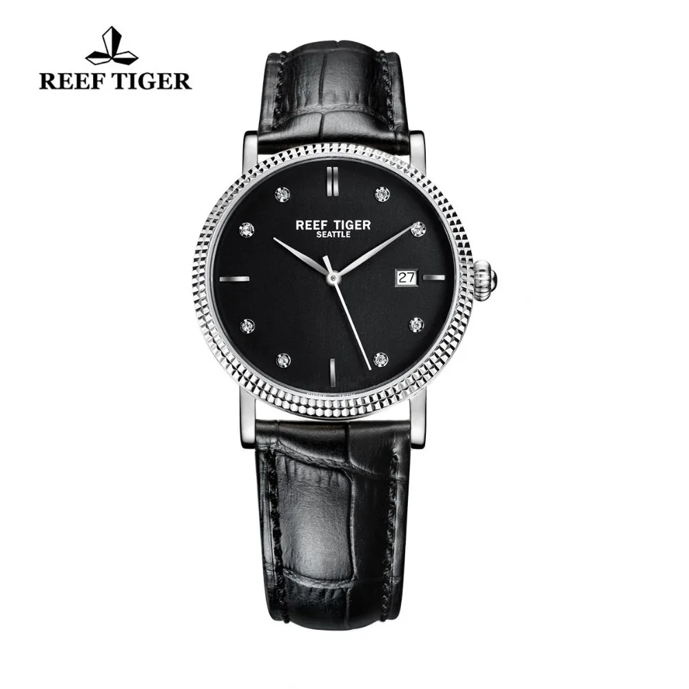 

2018 New Reef Tiger/RT Brand Watch Sports Steel Case Diamonds Markers Waterproof Automatic Watches Clock Men Relogio Masculino
