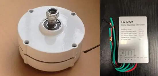 Small Power 200W Generator PMG Low Rpm Permanent Magnet Generator Alternator With DC Controller