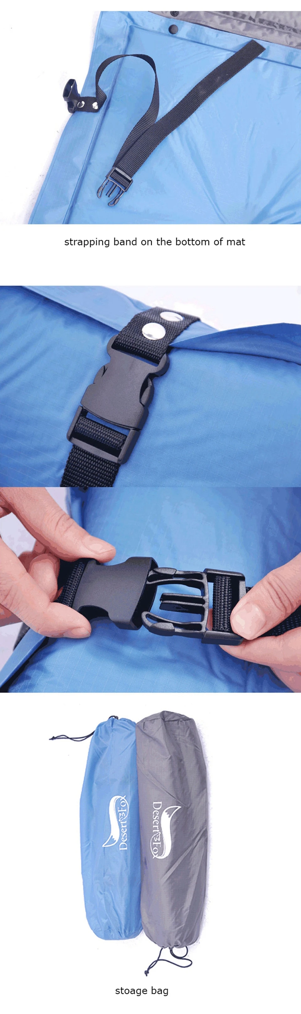 Almofadas de Dormir com Travesseiro Confortável do Colchão de ar da Barraca para Acampar Desert Auto-inflando Inflável Mochila Caminhadas & Fox 1pc 10 Cheap Esteira de acampamento