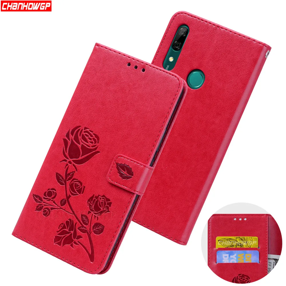 

3D Cute Floral Leather Case For Huawei Y9 Prime 2019 P Smart Z Plus 2018 Cover Flip Wallet Case For y9 prime 2019 STK L21 L22