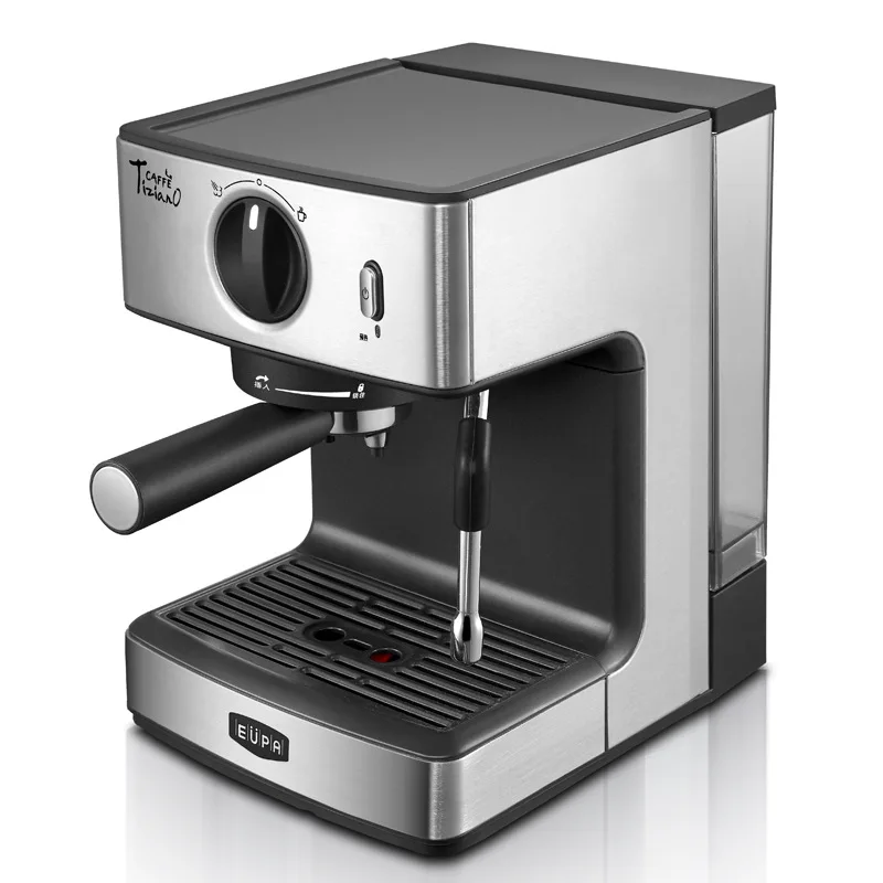 

Espresso Coffee Maker Household Semi-automatic Italian Coffee Machine 1.6L 15Bar Pump Pressure Dual Temperature Control System