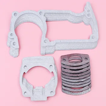 

10 Set Cylinder Crankcase Muffler Gaskets Kit For Husqvarna 50 51 55, 55 Rancher Chainsaw Spare Replacement Part