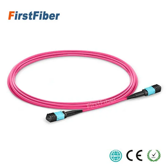 

100m MTP MPO Fiber Patch Cable OM4 UPC jumper Female to Female 12 Cores Patch Cord multimode Trunk Cable,Type A Type B Type C