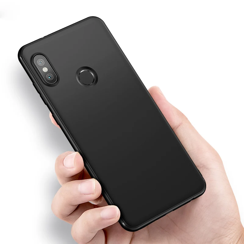 Чехол для xiaomi mi a2 lite силиконовый прозрачный чехол из ТПУ mofi Оригинальная Черная