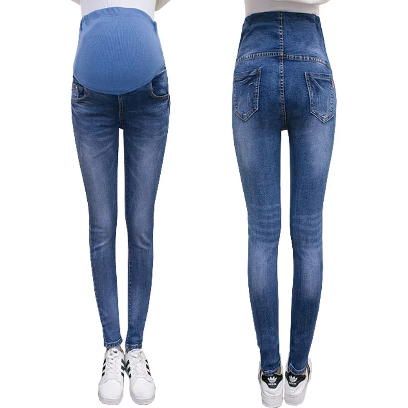 Jeans For Pregnant Women Stretch Denim Trousers Nursing Maternity