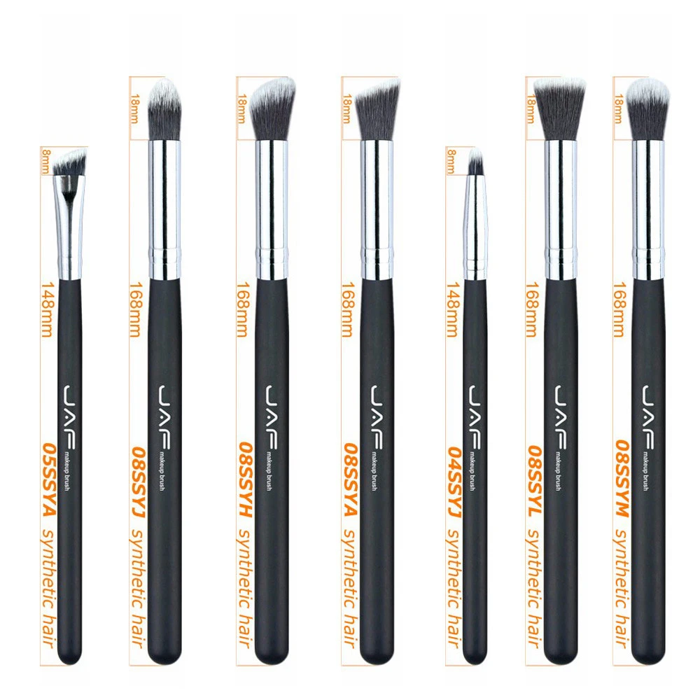 JAF 7 Pcs Makeup Brush Set Professional Eye Cosmetics Blending Brush Tool (1)