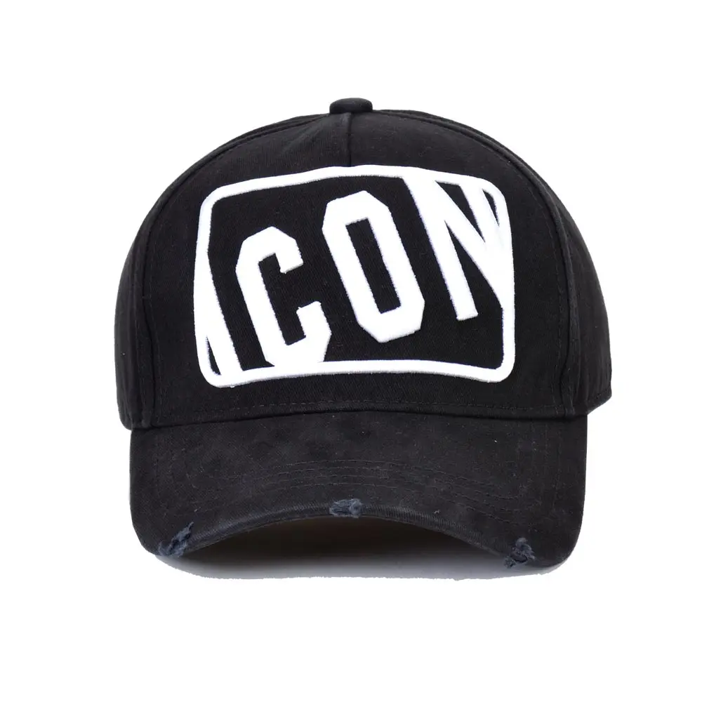 

DSQICOND2 Brand DSQ Casquette Hats Solid Pattern Hats Letters ICON Casquette Dad Hip Hop Baseball Cap Snapback Cap for Man Woman