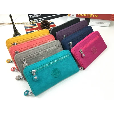 

long wallet women nylon zipper clutch lady