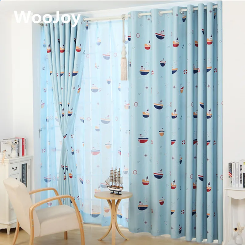 blackout sailing kids room curtains for baby room window curtain panel for living room curtain tulle - Blackout Blinds For Baby Room blackout sailing kids room curtains for baby room window curtain panel for living room curtain tulle - Blackout Blinds For Baby Room