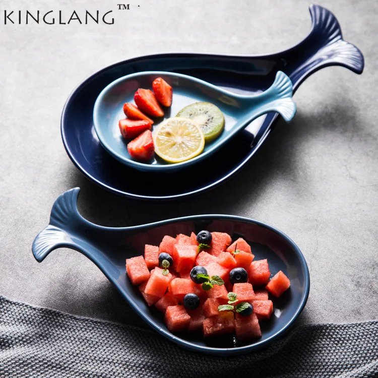 US 10 OFF 3 Sizes Whale Shape Plates Set Unique Household Plate Kitchen Dish In Bowls From Home Garden On Alibaba Group