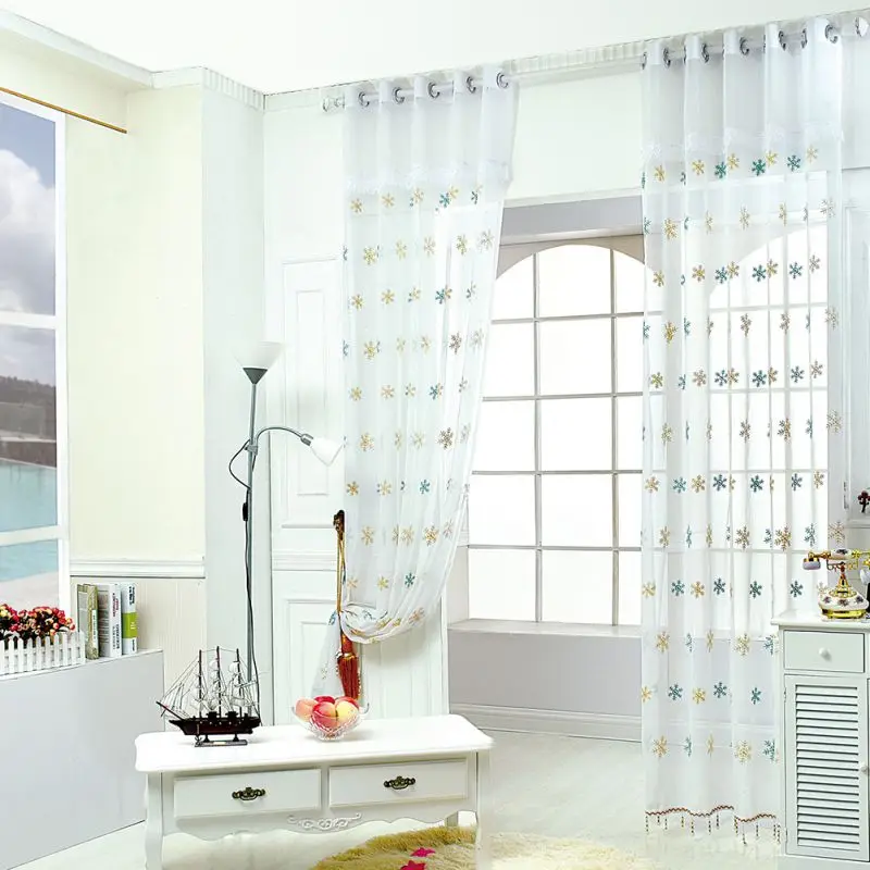 4 стиль многоцветный прозрачный домашние шторы для готовая спальня Chenilla Шторы s швейной мастерской Современная занавеска