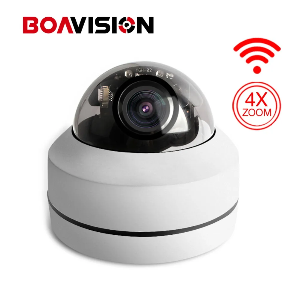 HD 1080P Беспроводная PTZ ip-камера 4X зум Onvif 2 5 дюймов Wi-Fi куполообразная камера