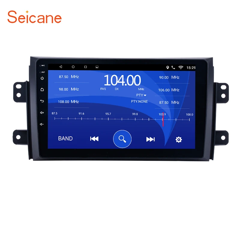 

Seicane 9 inch 2din Android 9.0 Car Radio GPS Stereo Unit Player for 2006 2007 2008 2009 2010 2011 2012 Suzuki SX4 with 8-Core