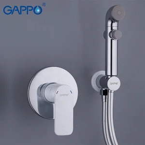 GAPPO белый бидец ванная комната туалет Анальный Душ Чистка мусульманский Душ Туалет настенный туалет душ опрыскиватель - изображение