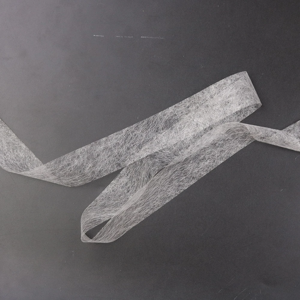Белый 100 м двухсторонний Утюг на ленты для окантовки чудо веб плавкий склеивание кружево отделка шитье аксессуары для одежды