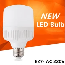 Светодиодный лампы E27 220 V-240 V Светильник лампы умная ИС(интеграционная схема) Мощность 5 Вт, 7 Вт, 9 Вт, 12 Вт, 15 Вт 36 Вт высокой мощности Яркость лампада светодиодный Bombillas
