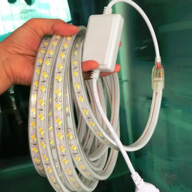 Светодиодная лента 220 В 120 светодиодный s/m гибкий 5630 5730 SMD с регулируемой яркостью