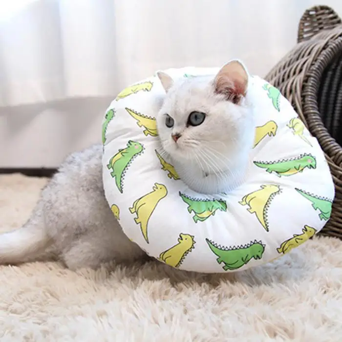 Pet защитный Восстанавливающий декорированный ошейник для кошки анти-Лизуны Elizabeth ошейники для хирургического средства ухода TN99