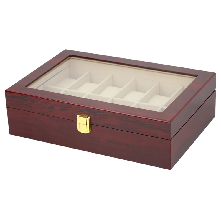 LISM Luxury Wood Storag Boxes 2/3/5/6/10/12/20 Watches Boxes Display Watch Box Jewelry Case Organizer Holder Promotion Boxes