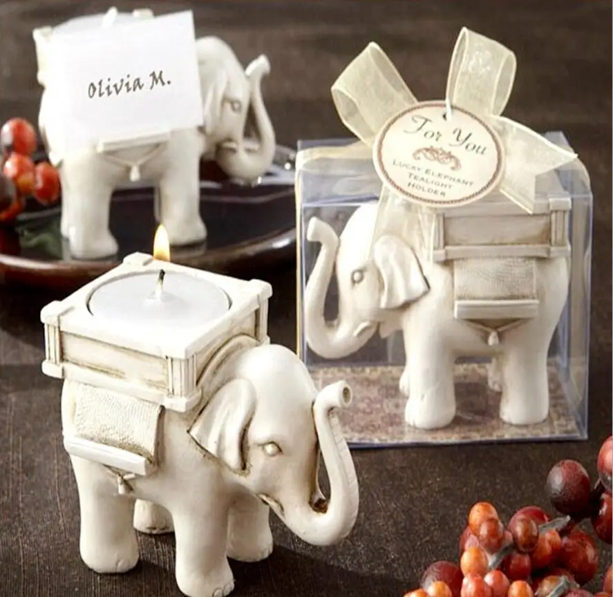 elephant candles for baby shower
