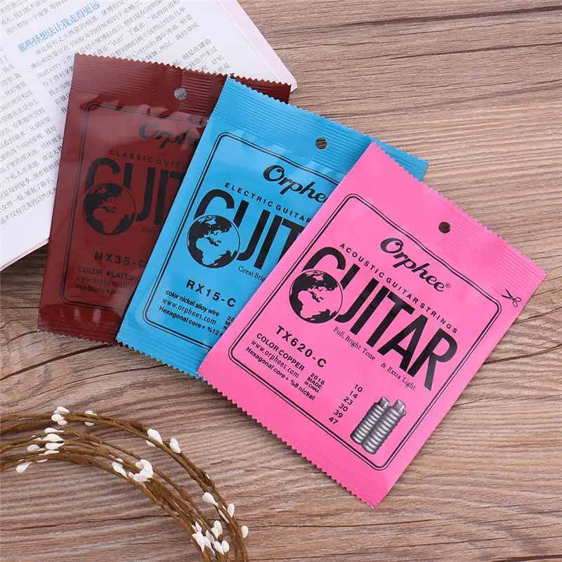 

Orphee Classic Classical Guitar Strings Black Khaki Brown Drop Ship 30 Jul 26